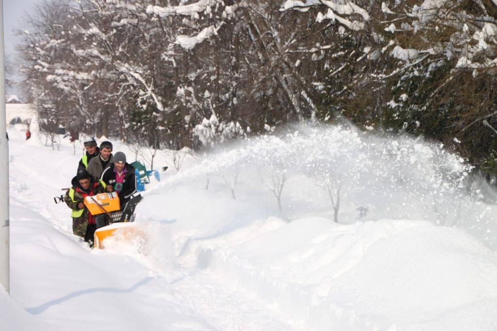 snow blower funny